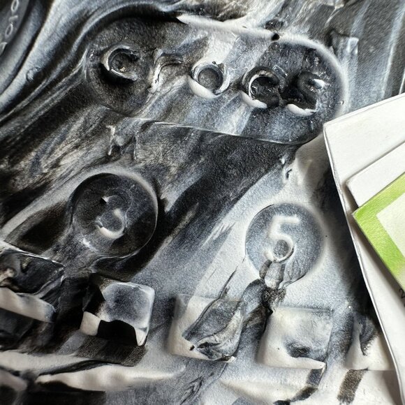 CROCS Classic Kids size 3 Black White Die Tye Clogs - Picture 8 of 8